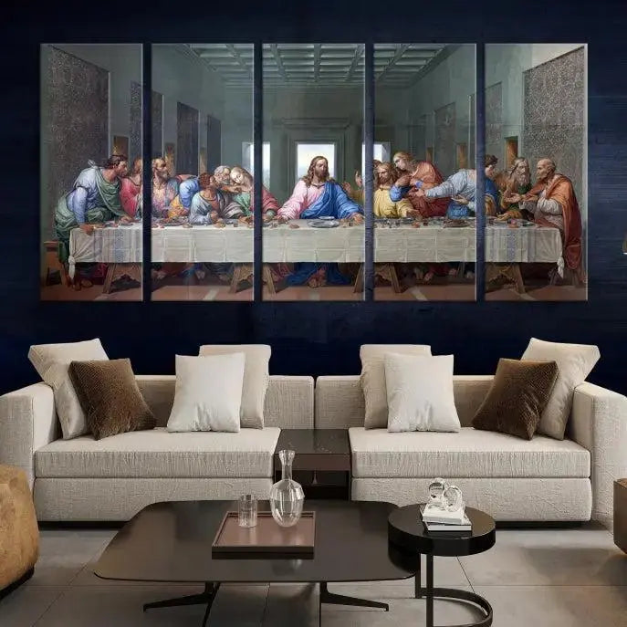 Edit-Images-The Last Supper Multi Panel Canvas Wall Art