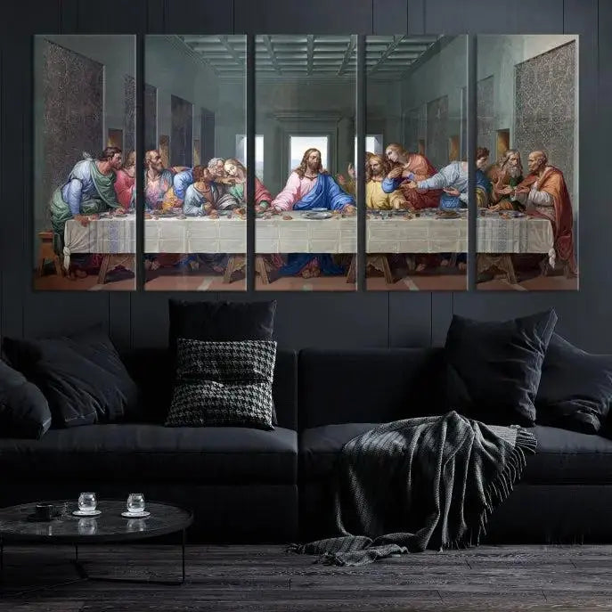 Edit-Images-The Last Supper Multi Panel Canvas Wall Art