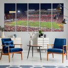 26280-MGV-CV-36X24-The University of Southern California USC Trojans Football Team Print - Los Angeles Memorial Coliseum Stadium Wall Art Canvas Print