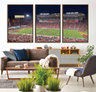 26280-MGV-CV-36X24-The University of Southern California USC Trojans Football Team Print - Los Angeles Memorial Coliseum Stadium Wall Art Canvas Print