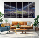 85780-MGV-CV-36X24-The University of Washington Huskies Football Team Print - Seattle Husky Stadium Wall Art Canvas Print