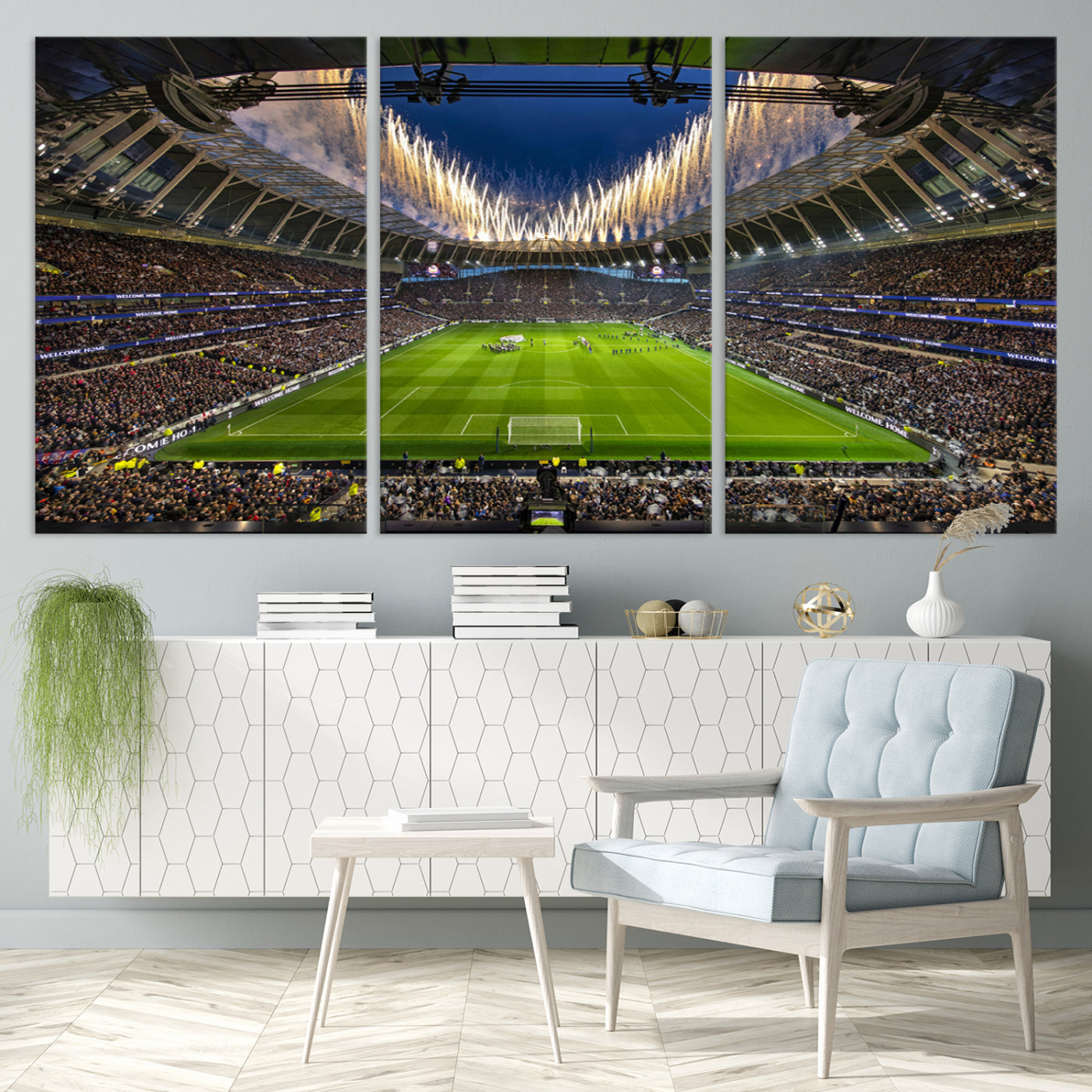 Tottenham Hotspur Football Team Print - London Tottenham Hotspur Stadium Wall Art Canvas Print