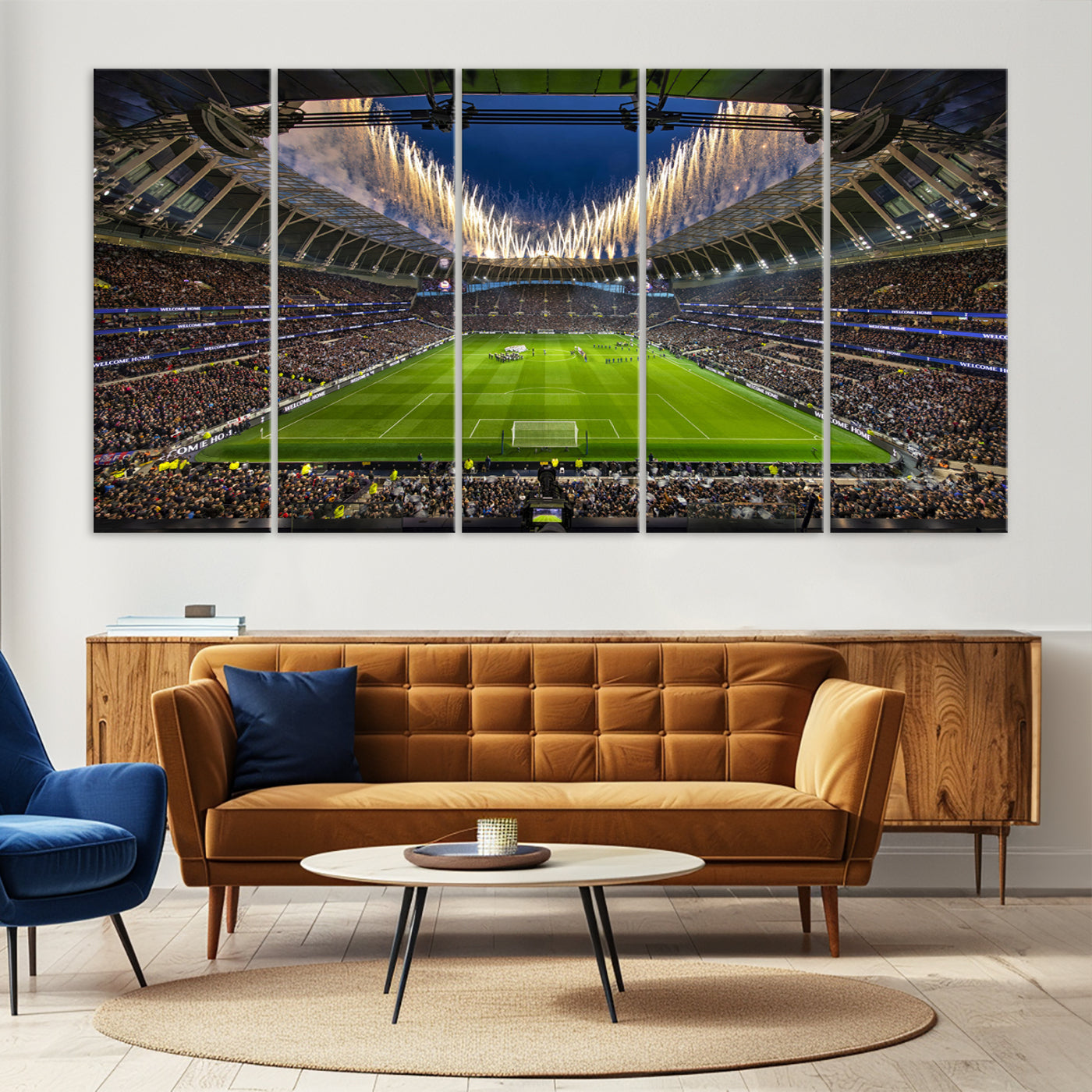 40157-MGV-CV-36X24-Tottenham Hotspur Football Team Print - London Tottenham Hotspur Stadium Wall Art Canvas Print