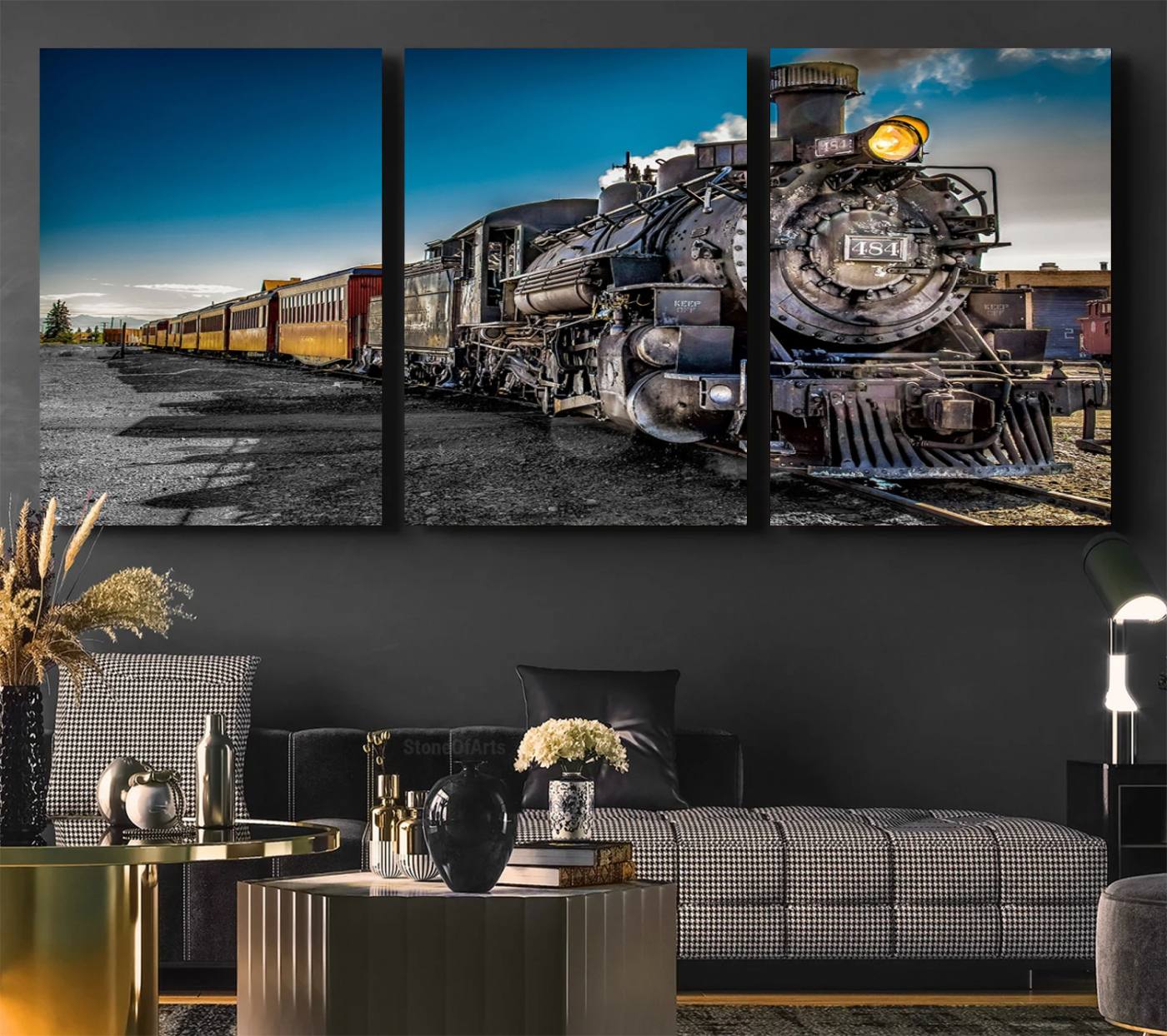 83325-MGV-CV-36X24-Train Wall Art Canvas Print