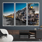 83325-MGV-FC-48X32-3P_White-Train Wall Art Canvas Print