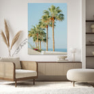 Tropical Ocean Canvas Print – Beach Coastal Wall Art Canvas Print, Framed Nautical Decor for Home, Office, Vacation Resort Interiors,