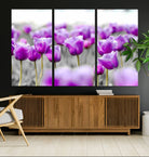 Tulip Fields Canvas Wall Art Print