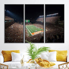 54995-MGV-FC-48X32-3P_Black-University of Texas Longhorns Football Team Print Austin Darrell K Royal Texas Memorial Stadium Wall Art Canvas Print