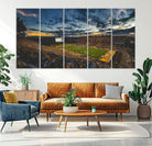 41879-MGV-CV-36X24-University of Wyoming Cowboys Football Team Print - Laramie War Memorial Stadium Wall Art Canvas Print