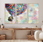 48558-MGV-CV-36X24-Up Pixar Poster, Look Up Pixar Wall Art, Up Pixar Canvas, Kids Play Game Room Decor Wall Art