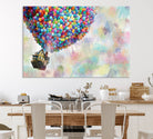 48558-MGV-CV-36X24-Up Pixar Poster, Look Up Pixar Wall Art, Up Pixar Canvas, Kids Play Game Room Decor Wall Art