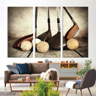 Vintage Golf Ball Art | Golf Decor for Man Cave or Office | Ready to Hang and Framed