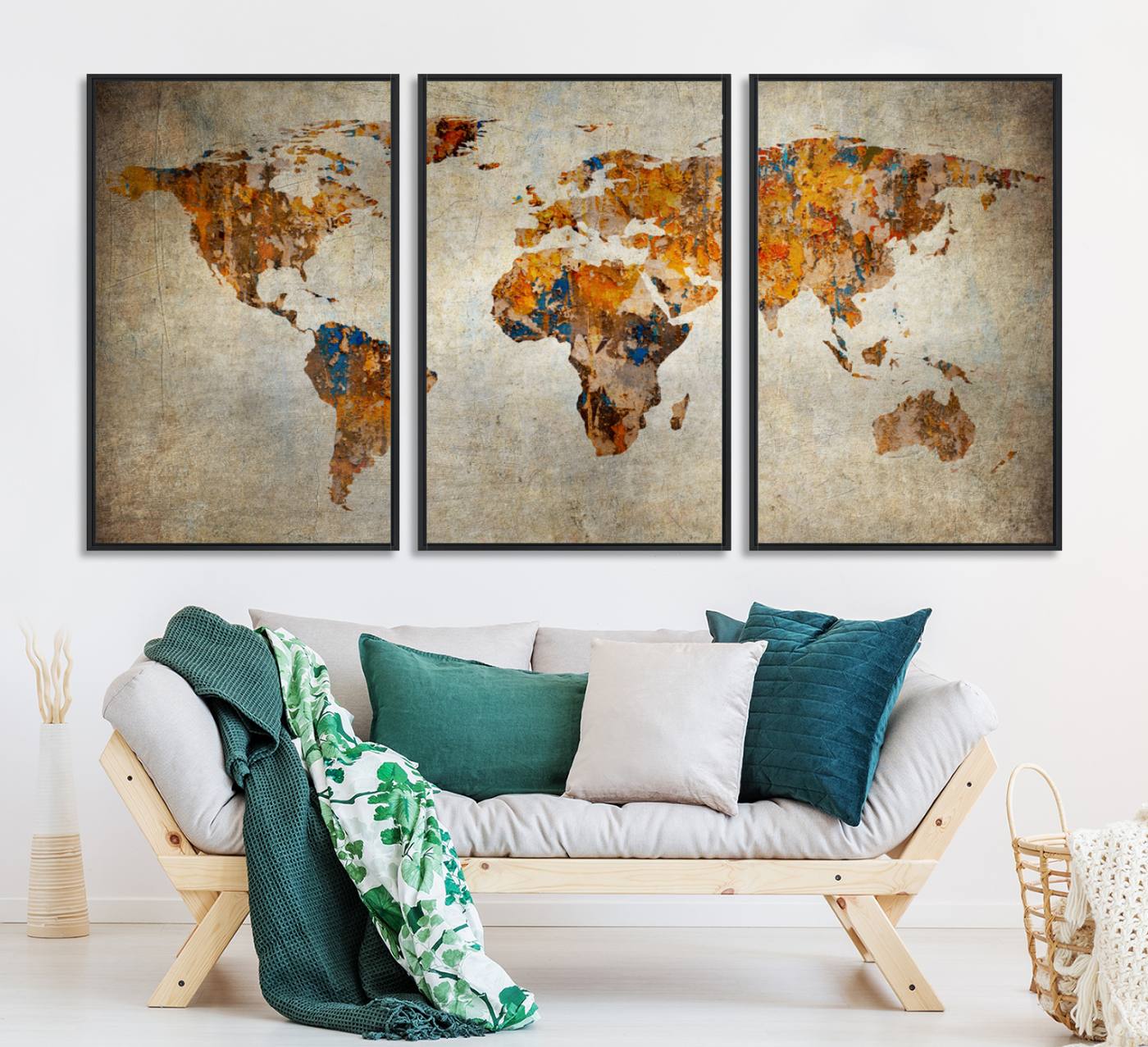 59464-MGV-CV-36X24-Vintage World Map World Map Canvas Print
