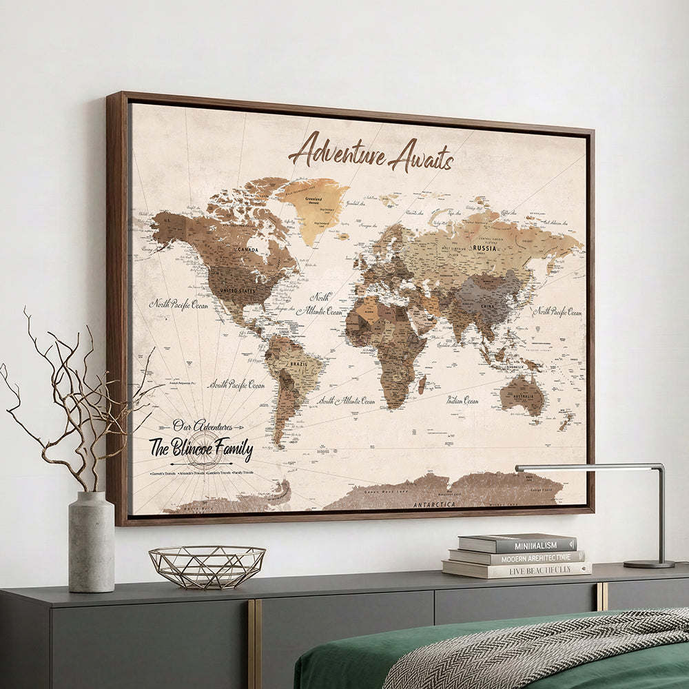 Custom World Maps