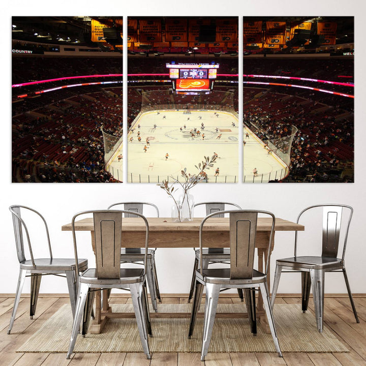 Edit-Images-Wachovia Center Priort of Lyers Game Ice Hockey Stadium Canvas Print, Lyers Game Ice Hockey Stadium Canvas Wall Art