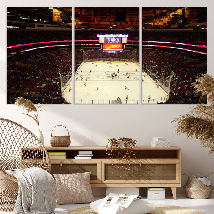 Edit-Images-Wachovia Center Priort of Lyers Game Ice Hockey Stadium Canvas Print, Lyers Game Ice Hockey Stadium Canvas Wall Art