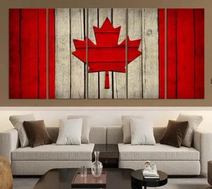 Edit-Images-Wall Art Canada Flag Canvas Print