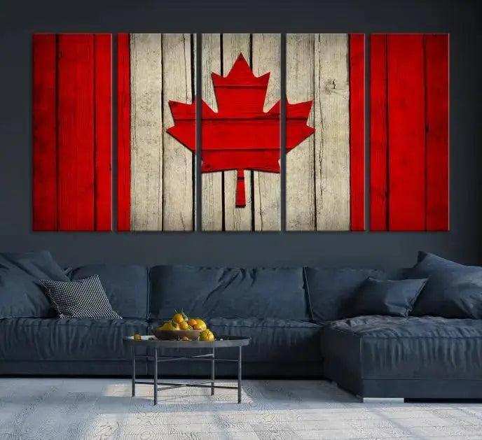 Edit-Images-Wall Art Canada Flag Canvas Print