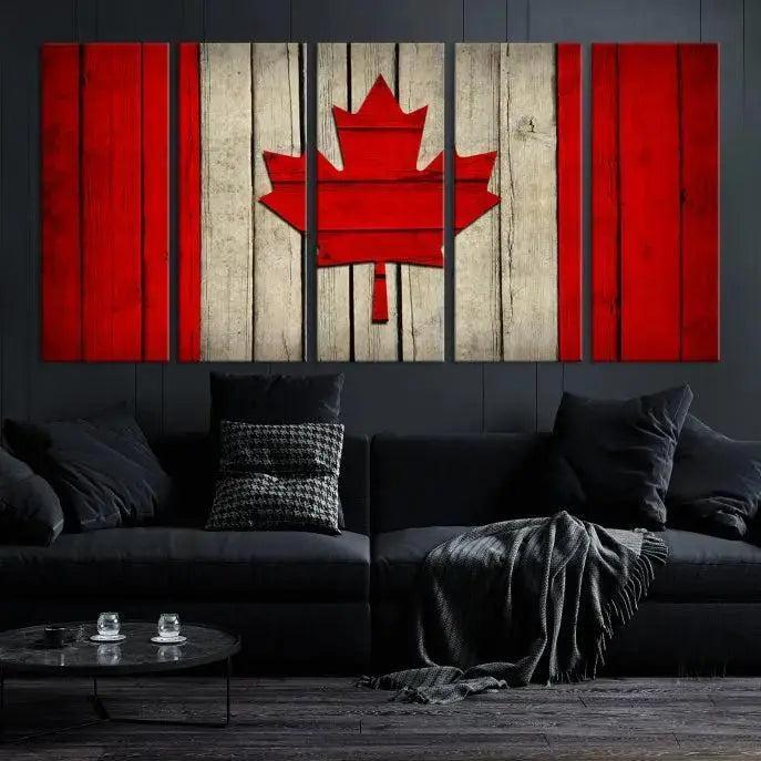 Edit-Images-Wall Art Canada Flag Canvas Print
