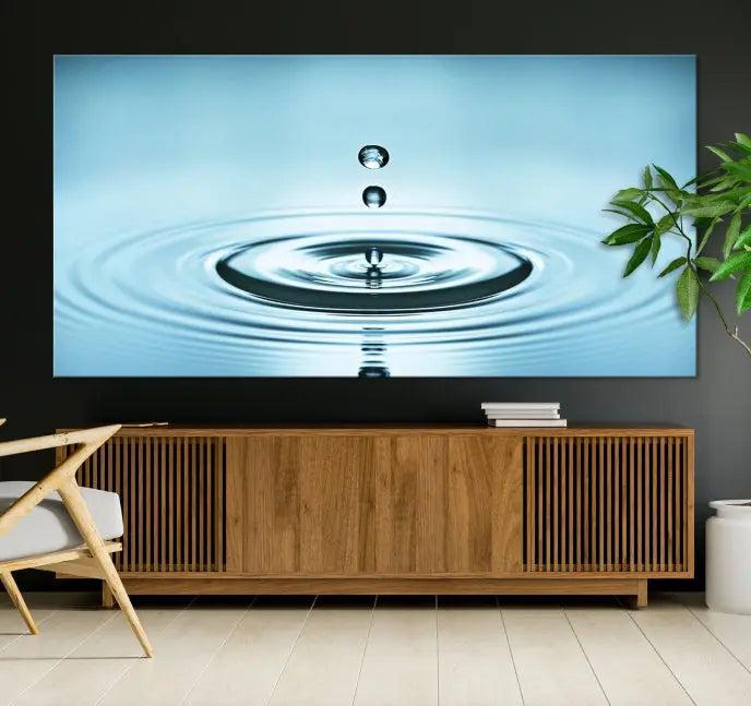 Water Drop Wall Art Canvas Print 