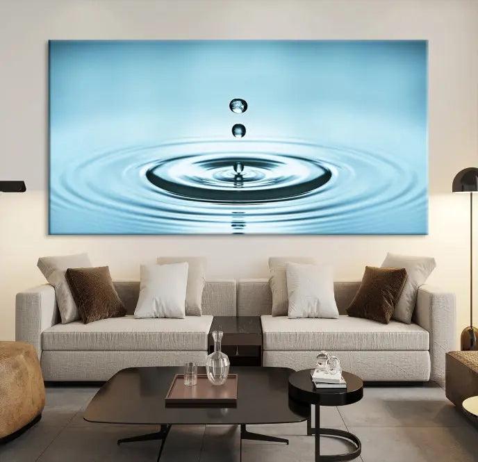 Water Drop Wall Art Canvas Print 