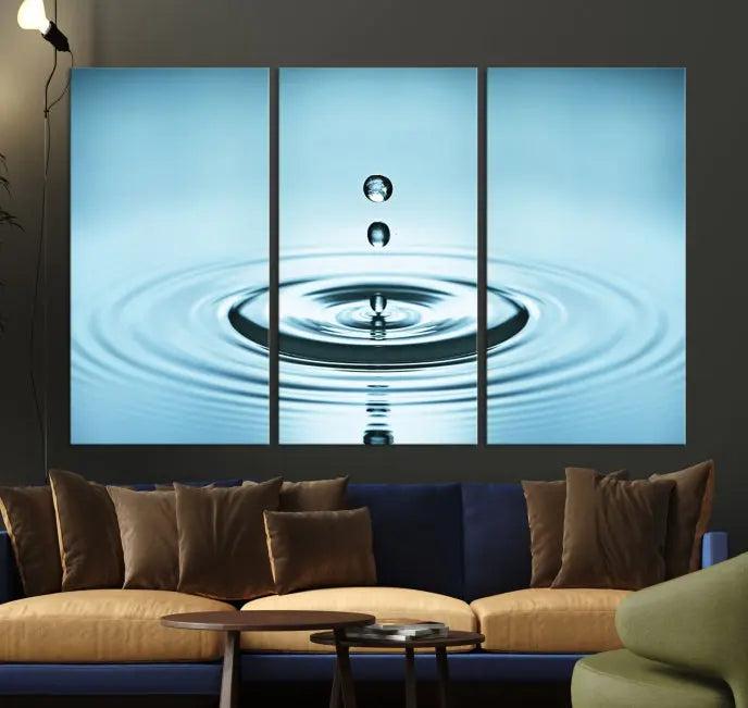 Water Drop Wall Art Canvas Print 