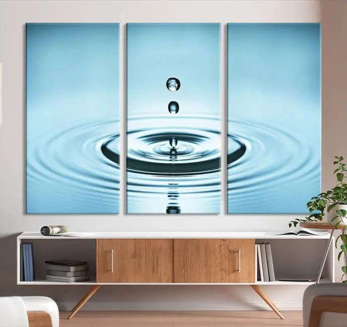 Water Drop Wall Art Canvas Print 