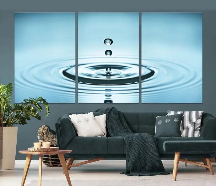 Water Drop Wall Art Canvas Print 