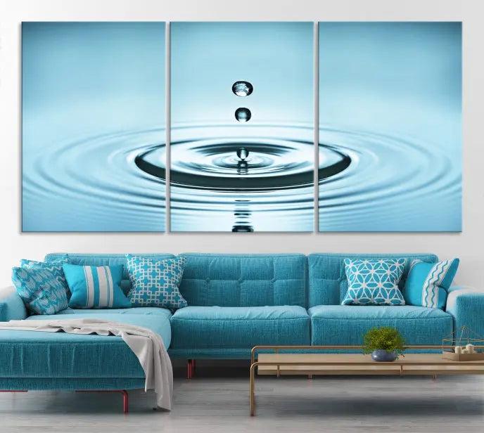 Water Drop Wall Art Canvas Print 