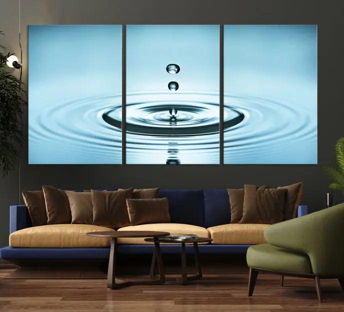 Water Drop Wall Art Canvas Print 