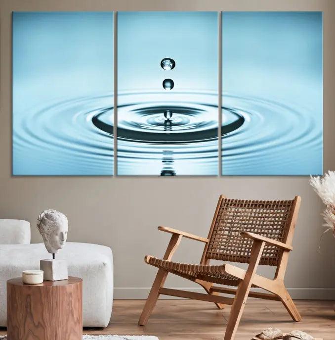 Water Drop Wall Art Canvas Print 