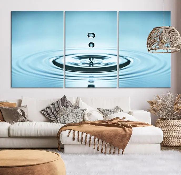 Water Drop Wall Art Canvas Print 