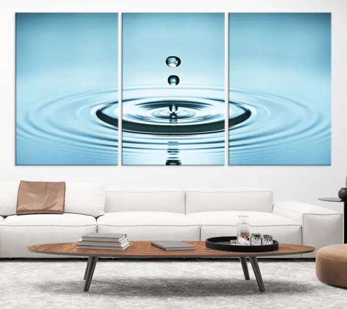 Water Drop Wall Art Canvas Print 