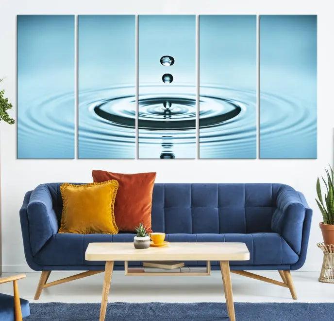 Water Drop Wall Art Canvas Print 