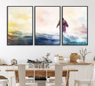 60356-MGV-CV-36X24-Watercolor Jesus Walking on Water Canvas Print, Christian Wall Art, Jesus Christ Walking