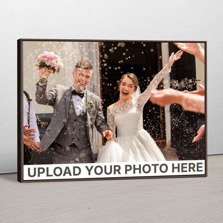 Framed Custom Canvas Print - Personalized Wall Art for Home Decor Wall Art Print, Create Your Own Photo Canvas Print