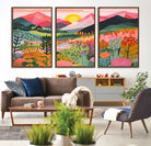 36236-MGV-CV-36X24-Yayoi Kusama 1986 Wall Art Print – Yayoi Kusama Wabi Sabi Japanese Wall Art Print - Vibrant Abstract Landscape Canvas – Ready-to-Hang Print