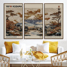 11778299-MGV-CV-36X24-Yayoi Wall Art: Transform Your Space, Modern Japanese Wall Art Print Yayoi Kusama Canvas Wall Art Abstract Mount Fuji Canvas Print Japanese