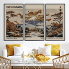 11778299-MGV-CV-36X24-Yayoi Wall Art: Transform Your Space, Modern Japanese Wall Art Print Yayoi Kusama Canvas Wall Art Abstract Mount Fuji Canvas Print Japanese