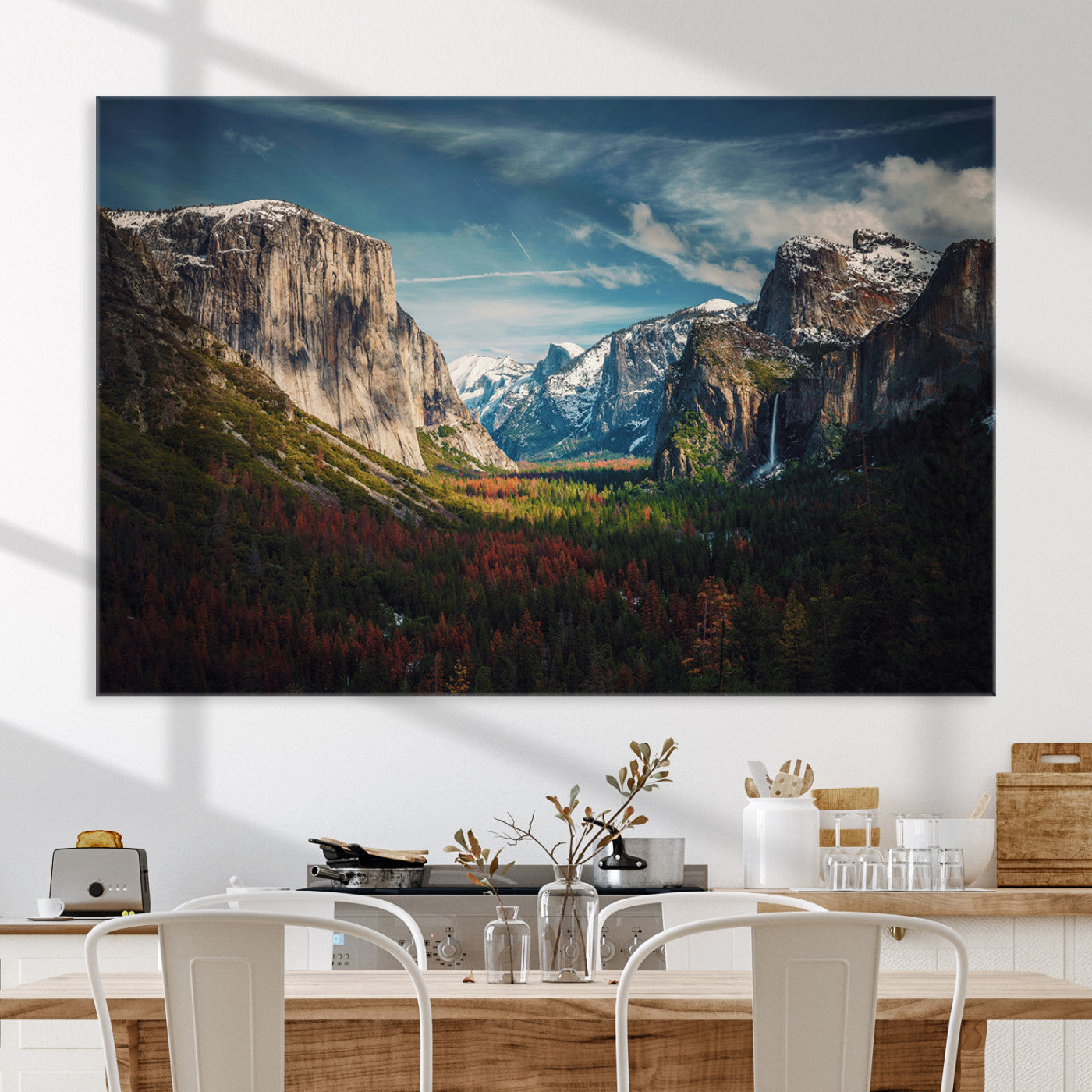 Yosemite National Park Canvas Print, Mountain Landscape Print, Framed El Capitan Art Print, Large Scenic Nature Printing