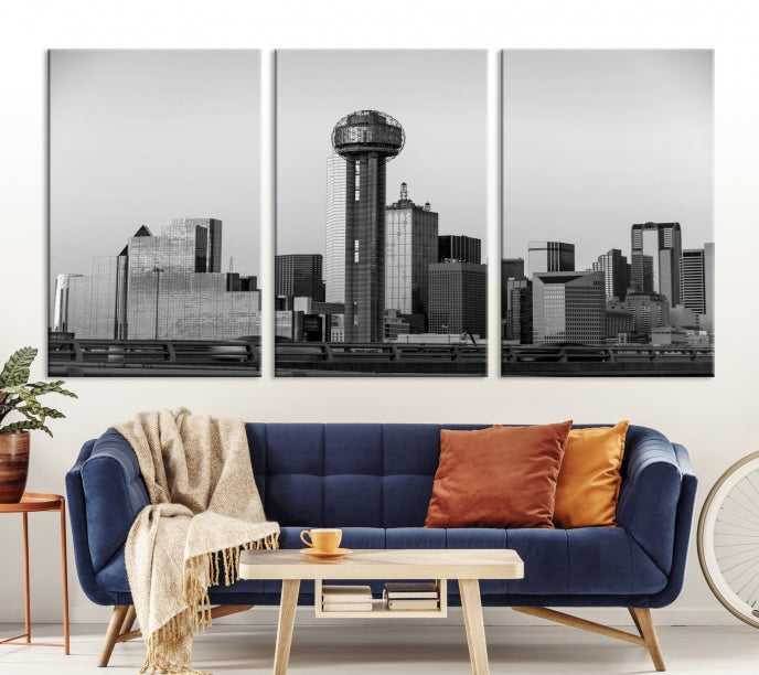 Dallas City Canvas Print, Dallas Skyline, Dallas Wall Art, Dallas Texas, Impression sur toile, Toile de Dallas, Art de Dallas, Impression sur toile de Dallas,