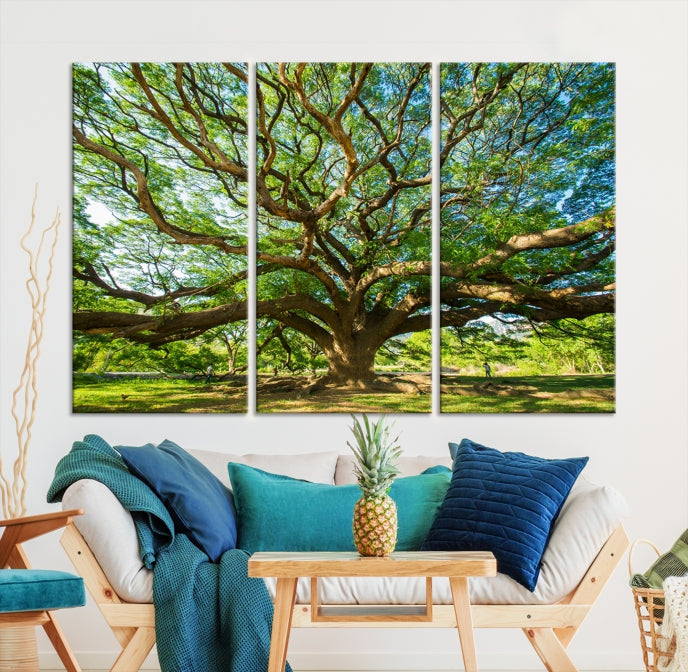 Mighty Angel Oak Wall Art Canvas Print