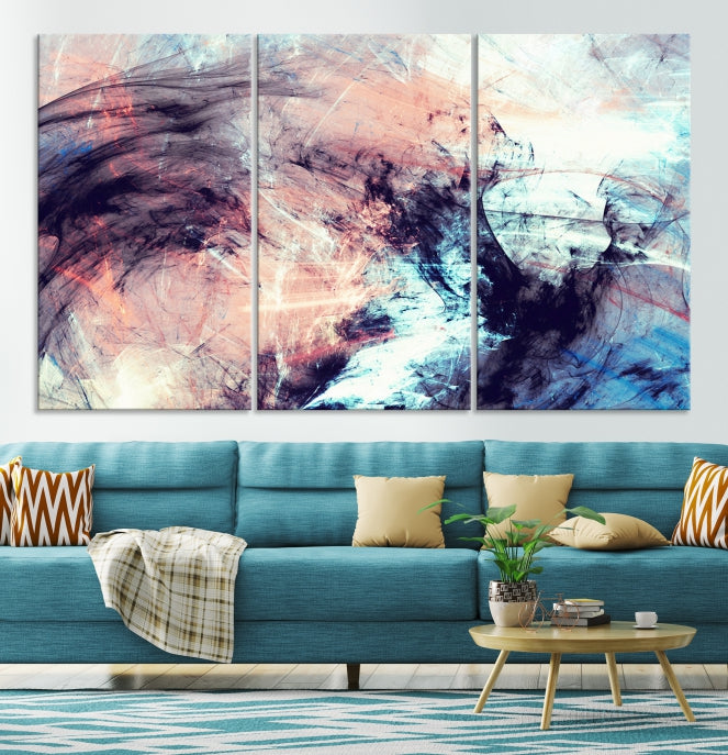 Abstract Colors Wall Art Canvas Print