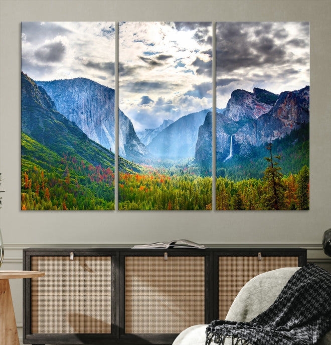 Yosemite Half Dome Park California Wall Art Lienzo impreso - El Capitán