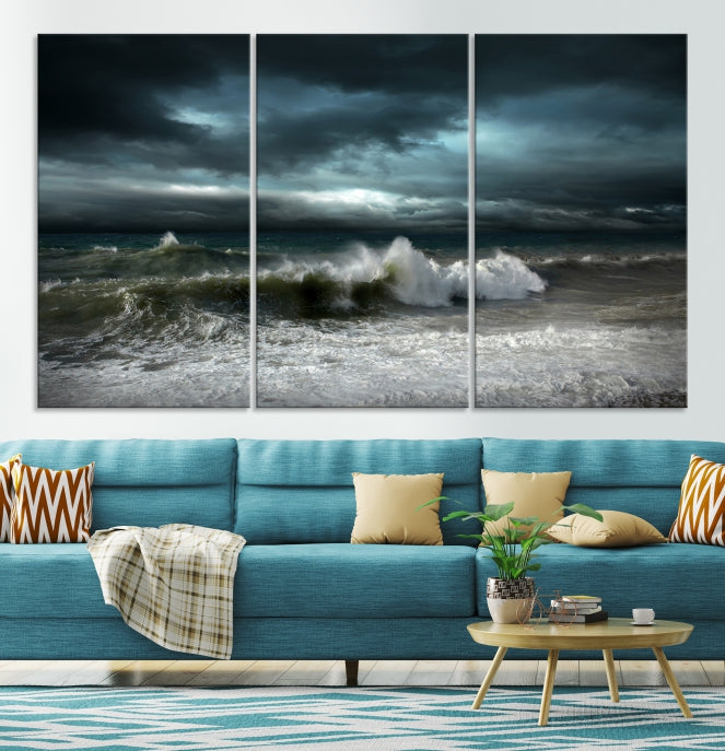 Dark Storm Wall Art Canvas Print