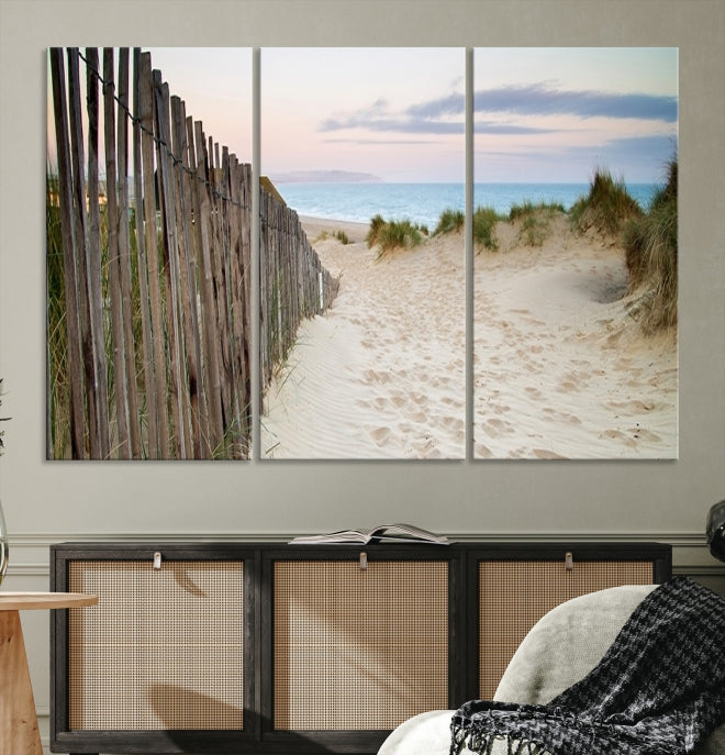 Art mural de plage Impression sur toile