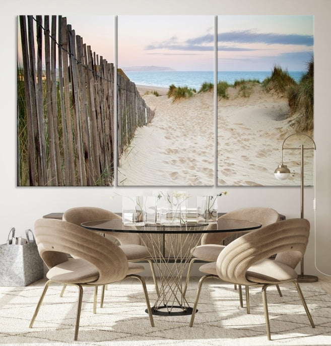 Art mural de plage Impression sur toile