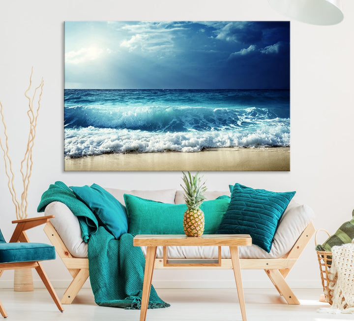 Impressions sur toile de plage Paysage marin Impression sur toile côtière nautique