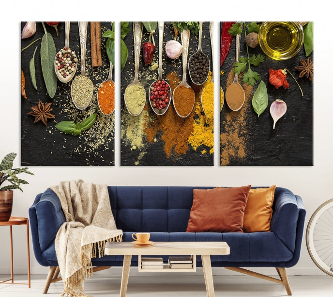 Spices Wall Art Canvas Print