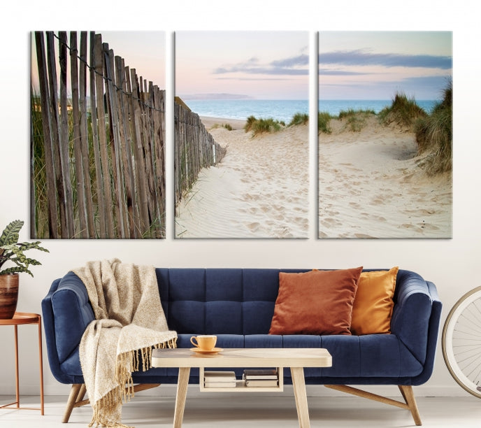 Art mural de plage Impression sur toile